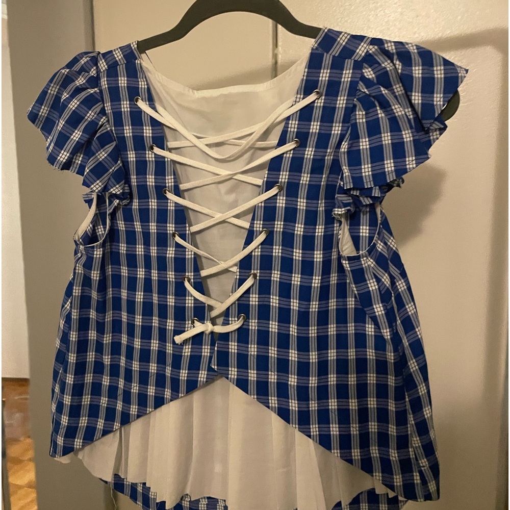 Sea ny gingham shirt size 4